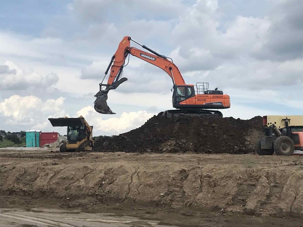 Foundations at Chateau at Yankee Hill Development