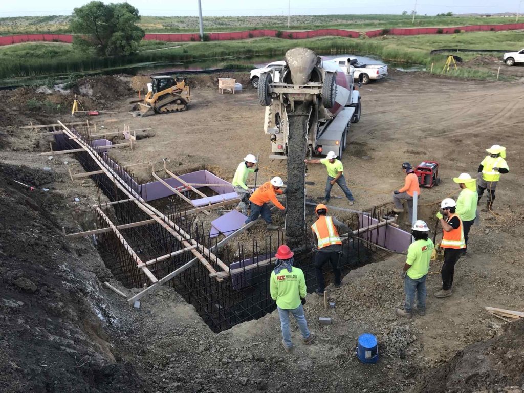 Foundations at Chateau at Yankee Hill Development