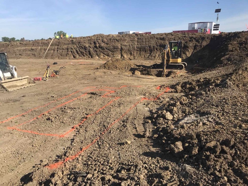 Foundations at Chateau at Yankee Hill Development