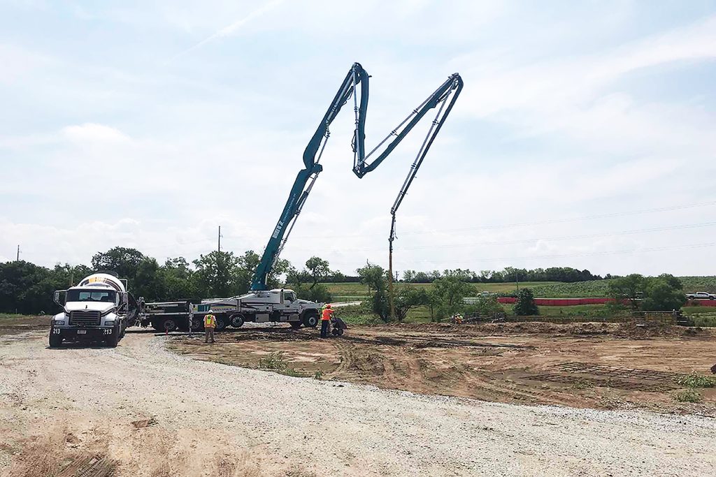 Foundations at Chateau at Yankee Hill Development