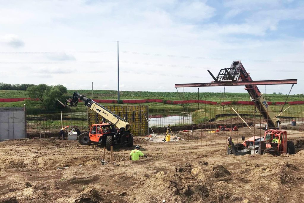 Foundations at Chateau at Yankee Hill Development