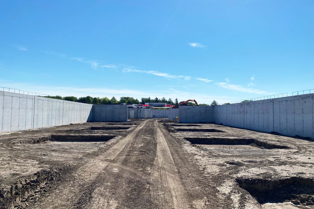 Foundations at Chateau at Yankee Hill Development