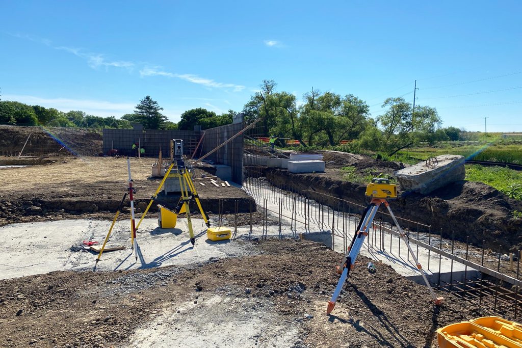 Foundations at Chateau at Yankee Hill Development